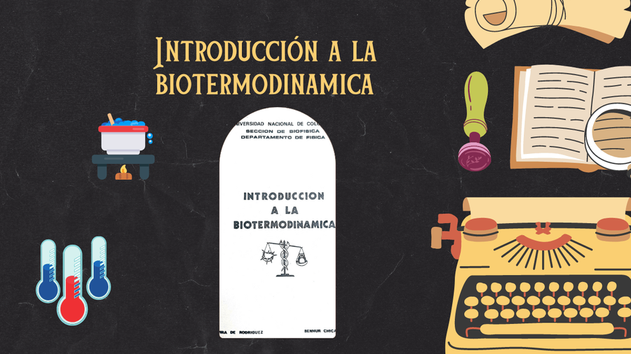 Artículo Introducción a la Biotermodinamica