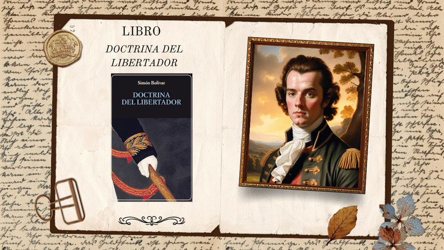 Libro dotrina del libertador Simón Bolívar.